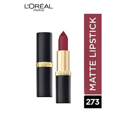 L'Oreal Paris Color Riche Moist Matte Lipstick, 273 Plum Melody 3.7 Gm - Lipsticks