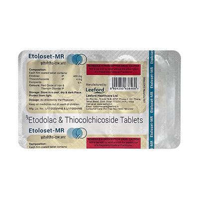 ETOLOSET MR Tablet 10's - Pain relief-Nsa