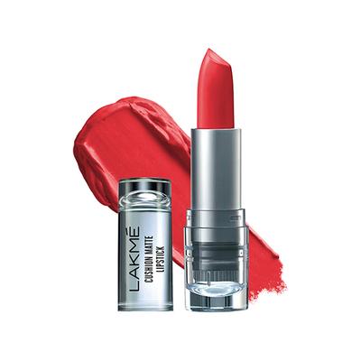 Lakme Cushion Matte Lip Red Siren 4.5 gm - Lipsticks