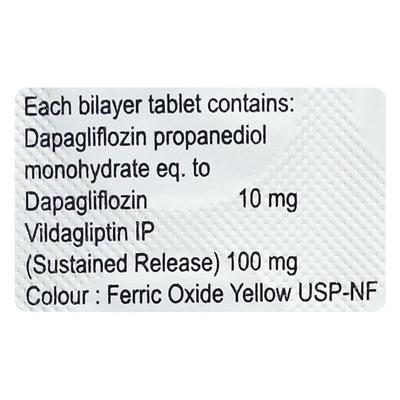 DAPARYL V 10/100 Tablet 10's - Diabetes-Ant