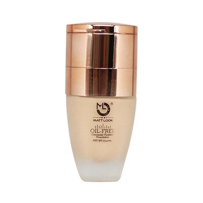 Matt Look Oil Free Concealer Flawless Foundation -02 Light (35ml+8gm) - Foundation