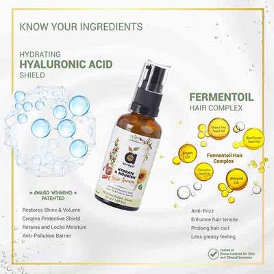 Anveya Hydrate & Nourish Shampoo & Hair Serum Combo 300 ml - Shampoos