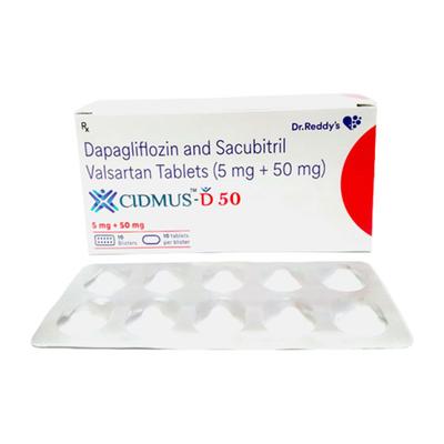CIDMUS D 50 Tablet 10's - Heart Failure-Ant