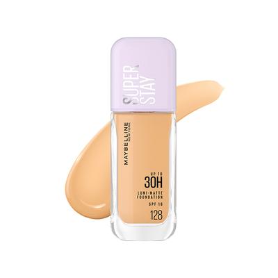 Maybelline New York Super Stay Lumi Matte Liquid Foundation 30H Longwear Yet Light-As-Air, 128 35ml - Foundation