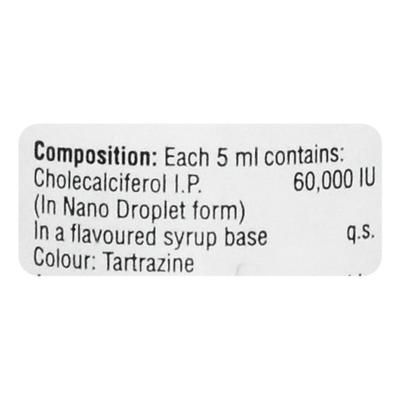 BON DK Shot 60000IU Sugar Free Oral Solution 5ml - Supplements-Vit