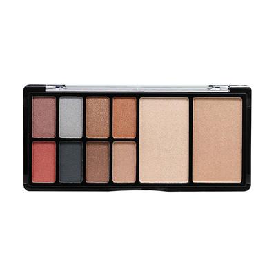 Half N Half 10 in 1 Eyeshadow & Highlighter Makeup Kit, Multicolour Palette - 02 23 gm - Face Palettes