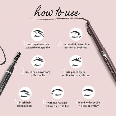 Plum Eye-Swear-By Brow Definer With Vitamin E - Umber Brown 02 0.3 gm - Eyebrow Pencils & Enhancers