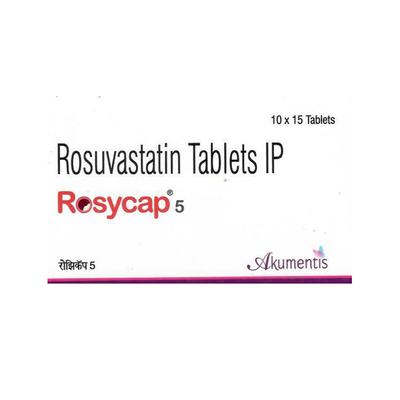 ROSYCAP 5 Tablet 15's - High Cholesterol-Dys