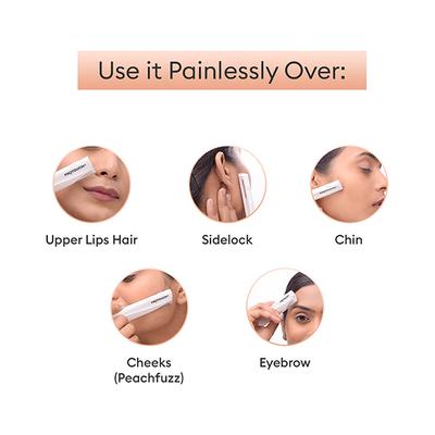 Protouch Dermaplaning Device Electric , 2 in 1 Eyebrow & Face Hair Remover with Gentle Exfoliation 1's - Others