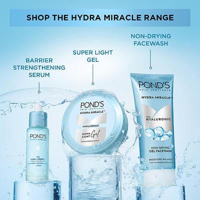 Ponds Super Light Gel Oil-Free Moisturize with Hyaluronic Acid & Vitamin E - 200ml - Face Moisturizers