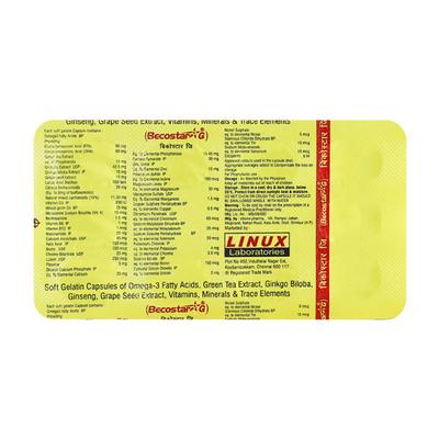 Becostar G Capsule 10'S - Supplements-Sup