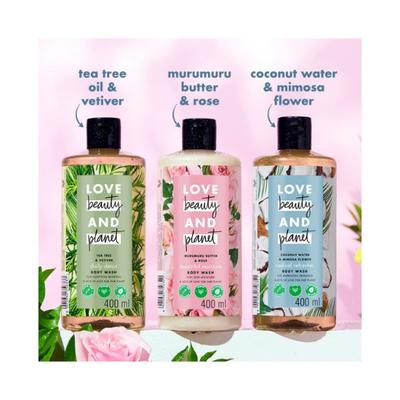 Love Beauty And Planet Natural Coconut Water and Mimosa Sulfate Free Body Wash 400 ml - Shower Gels & Body Wash