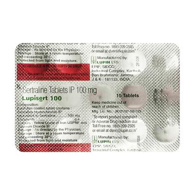 LUPISERT 100 Tablet 15's - Depression-Ant