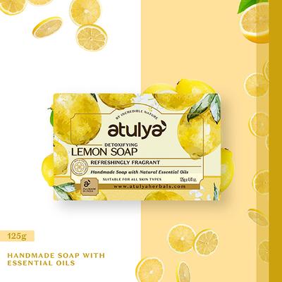 Atulya Lemon Soap 125 gm - Soaps
