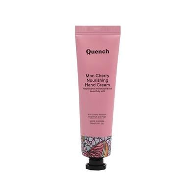 Quench Botanics Mon Cherry Nourishing Hand Cream, Korean Skin Care 30 ml - Hand Creams