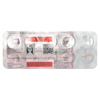 VOBIT R 1/0.3 Tablet 10's - Diabetes-Ant