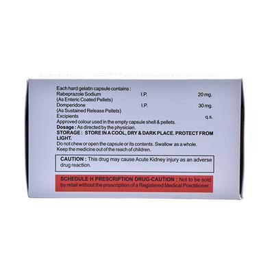 RAPODIN DSR Capsule 10's - Ulcer/Reflux/Flatulence-Aaa