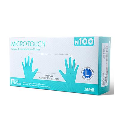 Ansell Micro Touch Nitrile Examination Gloves N100 (L) - Gloves - S