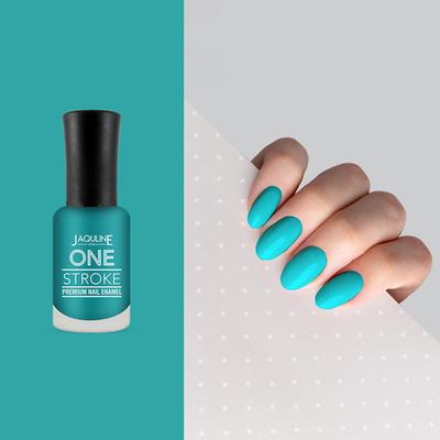 Jaquline USA One Stroke Premium Nail Enamel Mint Icing J10 8 ml - Nail Polish