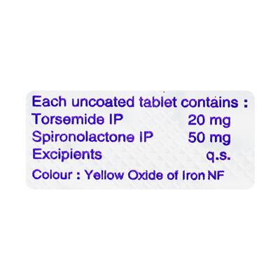 Torget Plus 20mg Tablet 10'S - Hypertension-Diu