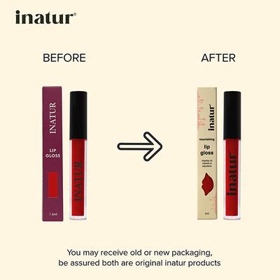 Inatur Lip Gloss - Hottie (L6) 1.6ml - Lip Glosses