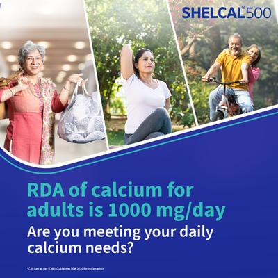 Shelcal-500 Tablet 15's - Calcium And Minerals