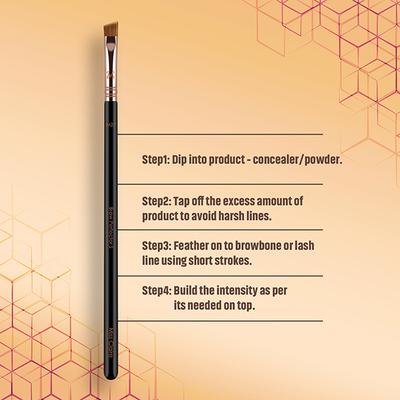 Miss Claire M27 - Brow Perfector Brush (S) (Rose Gold) 1's - Eye Brush