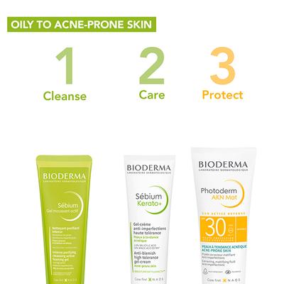 Bioderma Sebium Gel Moussant Actif Intense Purifying Cleansing Foaming Gel 45 ml - Face Gels