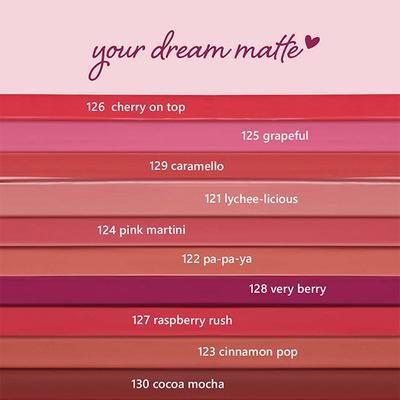 Plum Matte In Heaven Liquid Lipstick - Very Berry - 128 4.5 ml - Lipsticks