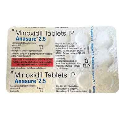 ANASURE 2.5 Tablet 15's - Hypertension-Oah