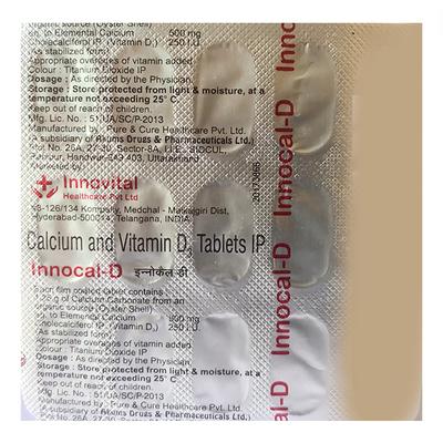 INNOCAL D Tablet 15's - Supplements-Vam