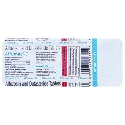 ALFUMAC D Tablet 10's - Bladder And Prostate Disorders-Dru