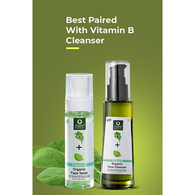 Organic Harvest Organic Face Toner with Spinach and Niacinamide Acne 100ml - Toners