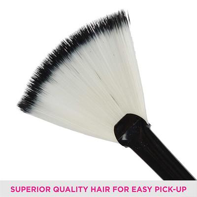 Vega Fan Brush (MBP - 13) Color - Pink 1's - Face Brush