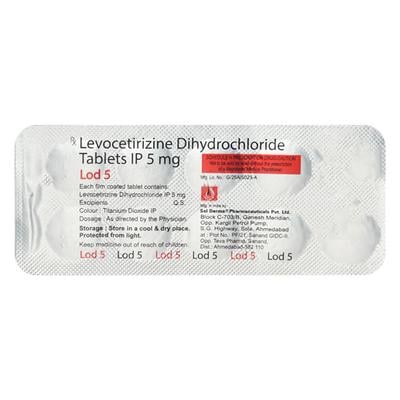 LOD 5 Tablet 10's - Allergies-Ant