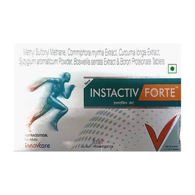 INSTACTIV FORTE NEW NUTRACEUTICAL FOR ADULTS Tablet 10's - Supplements-Sup