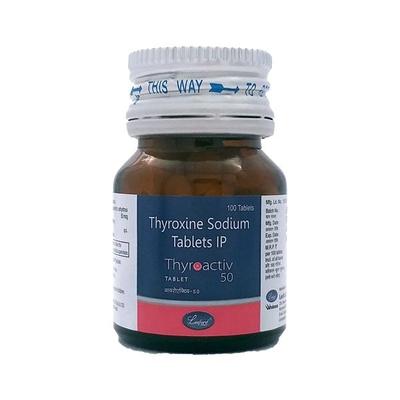 Thyroactiv 50mcg Tablet 100'S - Hypothyroidism