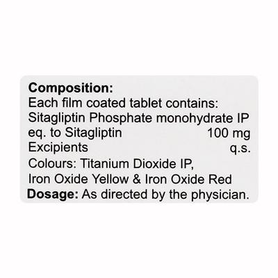 SITAVAC 100 Tablet 7's - Diabetes-Ant