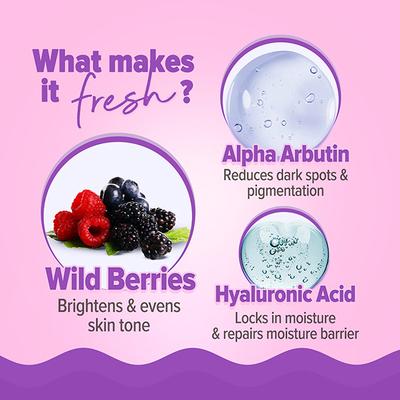 Aqualogica illuminate + Dewy Sunscreen SPF 50+ PA++++ Wild Berries & Alpha Arbutin 50 gm - Face Sunscreen