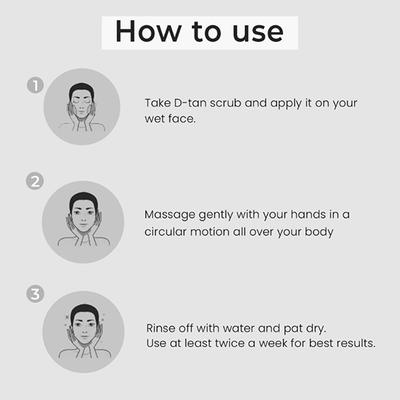 O3+ Dtan Scrub 50 gm - Scrubs & Exfoliants