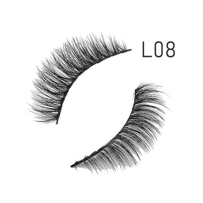 Bronson Professional Eyelash Set 3D False Long And Natural Eye Makeup - L08 10's - Eyelashes
