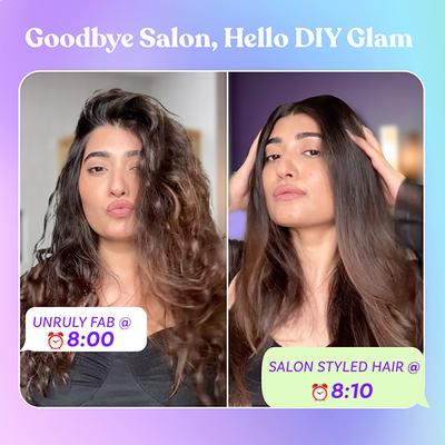 Bombae Hairess Ionic 3-in-1 Hot Air Brush Dryer, Volumizer, & Straightener, Cool Shot Drying 1200 W 700 g - Hair Dryers