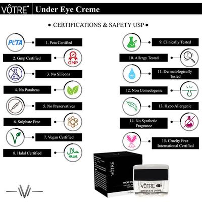 Votre Under Eye Cream 10 gm - Under Eye Creams & Serums