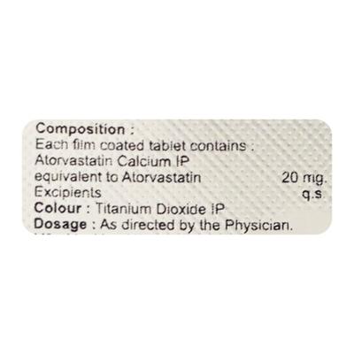 REDUSTAT 20mg Tablet 10's - High Cholesterol-Dys