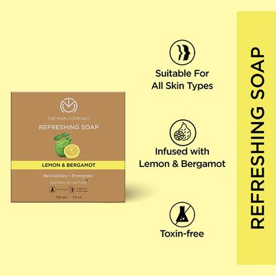 The Man Company Refreshing Soap (100gm x 2) 2's - Soaps