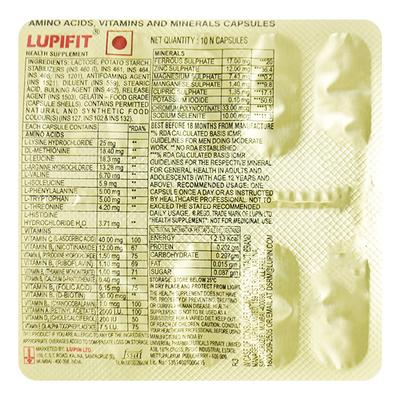 Lupifit Capsule 10'S - Supplements-Vam