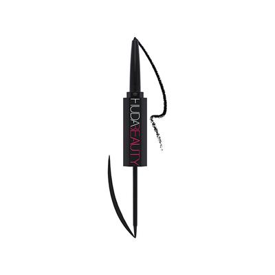 Huda Beauty Life Liner Double Ended Eyeliner Liquid & Pencil (0.5 & 1.5Ml) Very Vanta Extreme Black 2's - Eyeliners