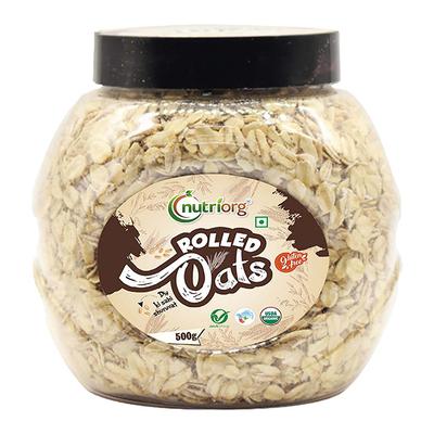 Nutriorg Gluten Free Rolled Oats 500 gm - Weight Loss