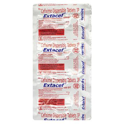 Extacef DT 100mg Tablet 10'S - Bacterial Infections-Cep