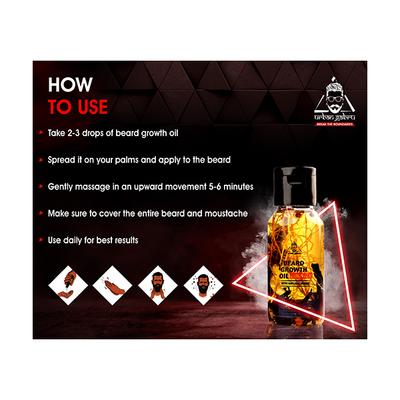 Urban Gabru Beard Growth Booster Oil - With Natural Herbs 60 ml - Beard Oil